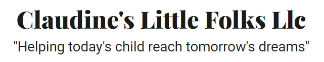 Claudine's Little Folks llc